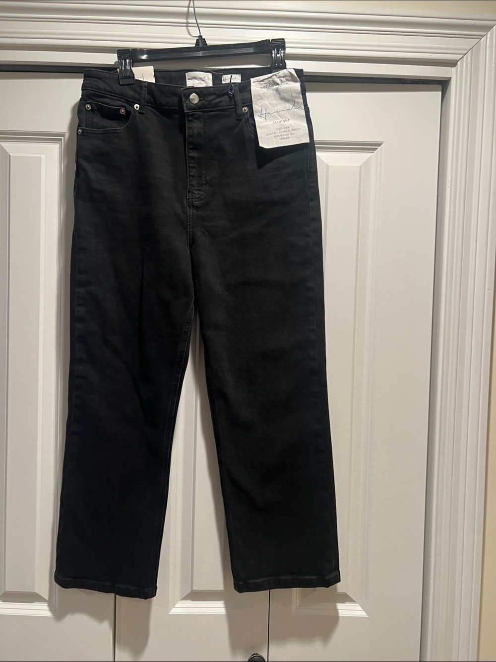Westbound Ladies Black Relaxed Jeans
